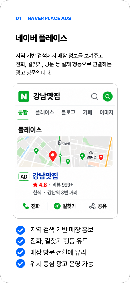 네이버 플레이스 광고 안내